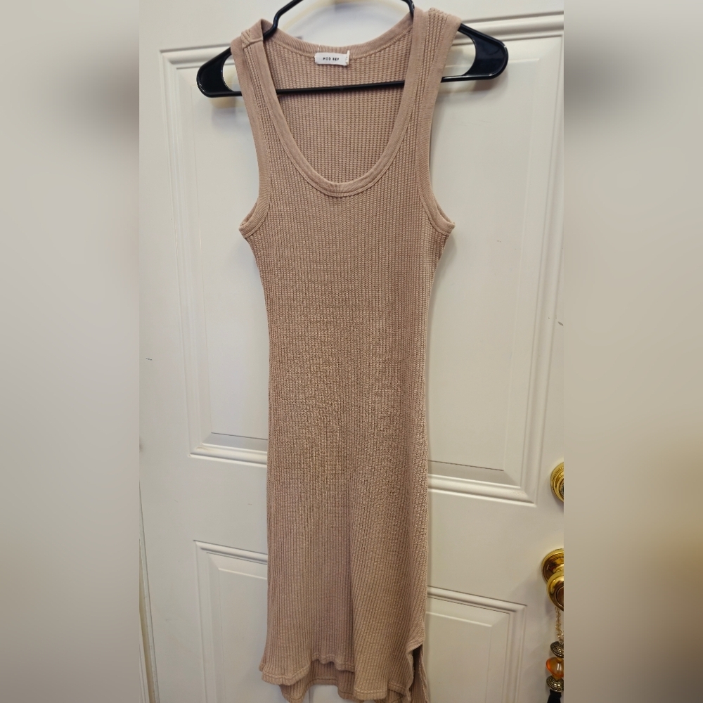 Nude, Tan, Ribbed, Sheath, Midi, Dress, Beach, Travel, Summer, Swim, Vacation